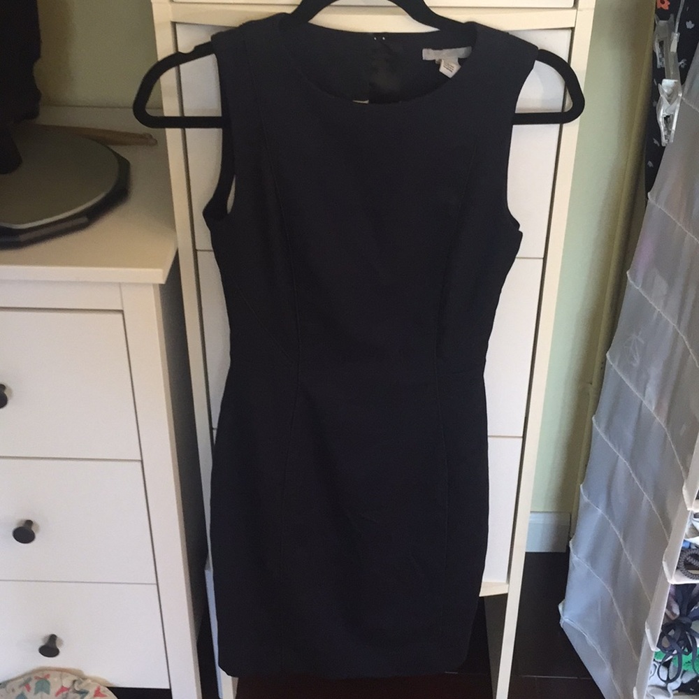 Very dark blue bodycon dress